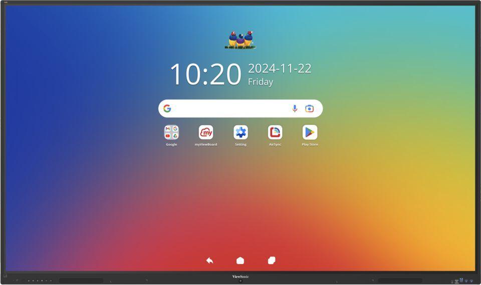 ViewSonic IFP8635-1-1C, 86", Tactile 64 Multi-Point Touch (Incl. Palm Rejection),Motion Sensor, Android 16, (IFP8635-1-1C)