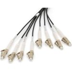 DIGITUS 30M BREAKOUT CABLE 8 FIBERS OM4 LC/UPC-LC/UPC UNIV. BLK (DK-24338U030BK-BBB)