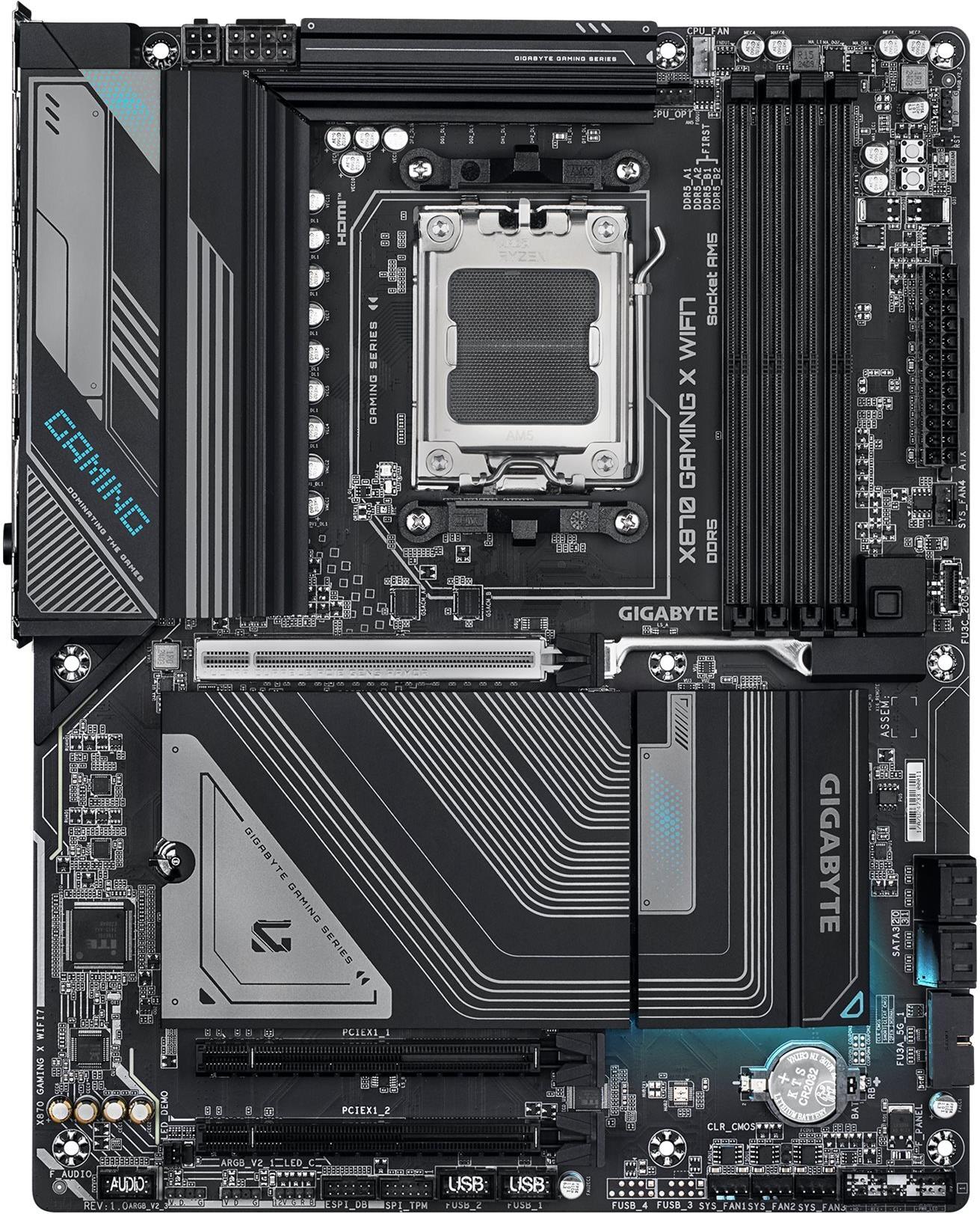 Gigabyte X870 GAMING X WIFI7 ATX Mainboard - AM5 (X870 GAMING X WIFI7)