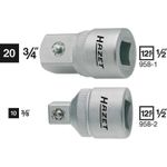 Hazet Adapter, Innenvierkant 12,5 mm (1/2" ), Vierkant 10 mm (3/8" ) (958-2)
