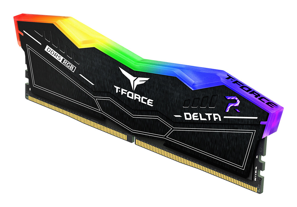 Team Group T-Force Delta RGB 32 GB RAM 2x 16 GB DDR5 6400 MHz CL32 Intel XMP AMD EXPO Schwarz