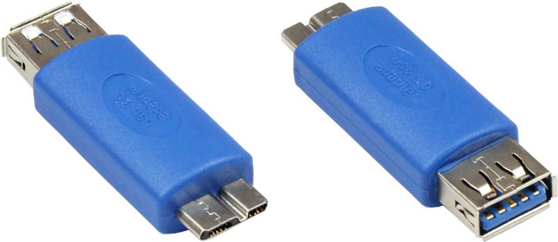 Alcasa USB-AD46 microUSB 3.0 B USB 3.0 A Blau Kabelschnittstellen-/adapter (USB-AD46)