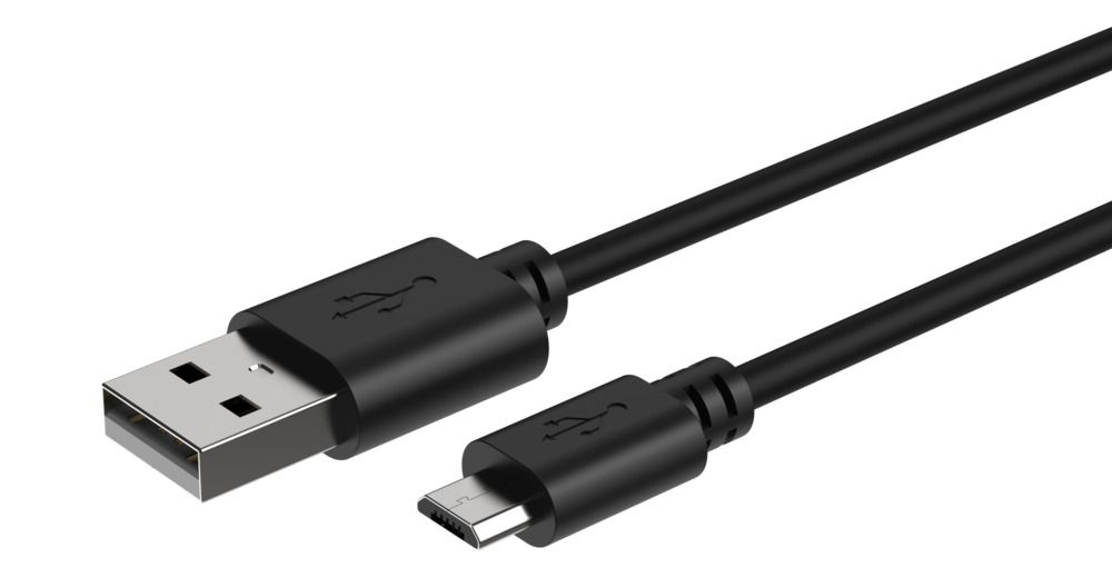 Ansmann 1700-0129 USB-Kabel 1 m Micro-USB B Schwarz