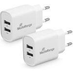 MediaRange MRMA114 Ladegerät für Mobilgeräte Weiß Indoor (MRMA114)