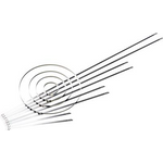 Hellermann Tyton 111-01552. Material: Edelstahl, Produktfarbe: Metallisch, Maximaler Bündelungsdurchmesser: 20,5 cm. Länge: 70 cm, Breite: 5,9 mm, Höhe: 0,3 mm. Menge pro Packung: 100 Stück(e) (111-01552)