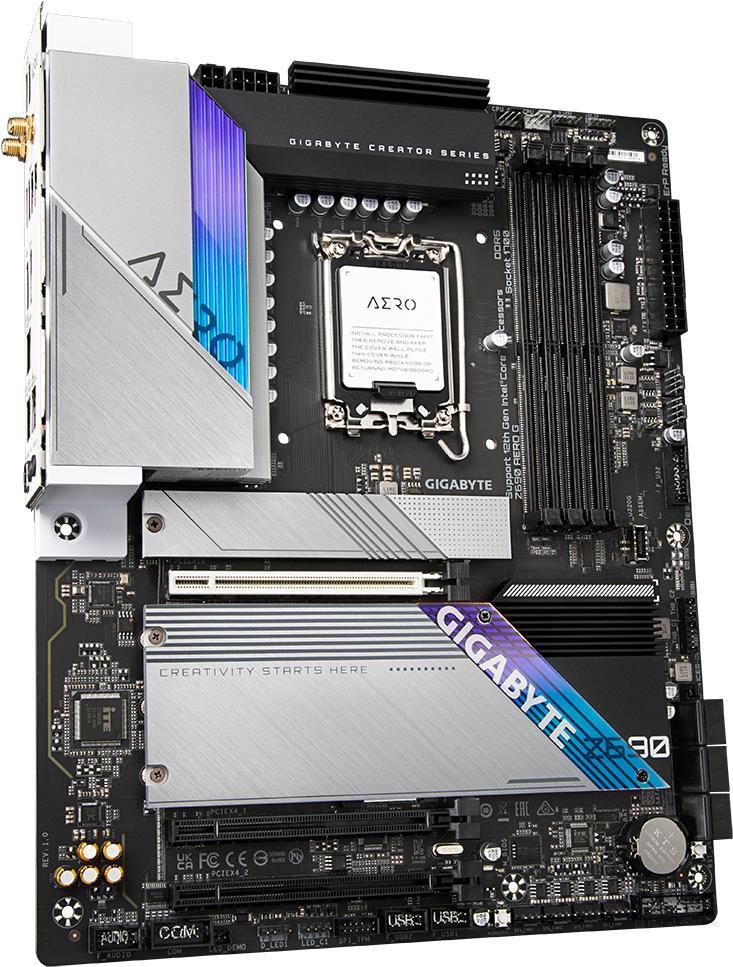 Gigabyte Z690 AERO G Motherboard Intel Z690 Express LGA 1700 ATX (Z690 AERO G)  - Onlineshop JACOB Elektronik