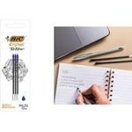 BIC Kugelschreiber-Mine Cristal RE'NEW, schwarz, S Stichstärke: 0,32 mm, passend für Druckkugelschreiber - 1 Stück (503839)