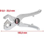KS TOOLS Werkzeuge-Maschinen GmbH Schlauchabschneider Ø 6-25mm (222.2060)