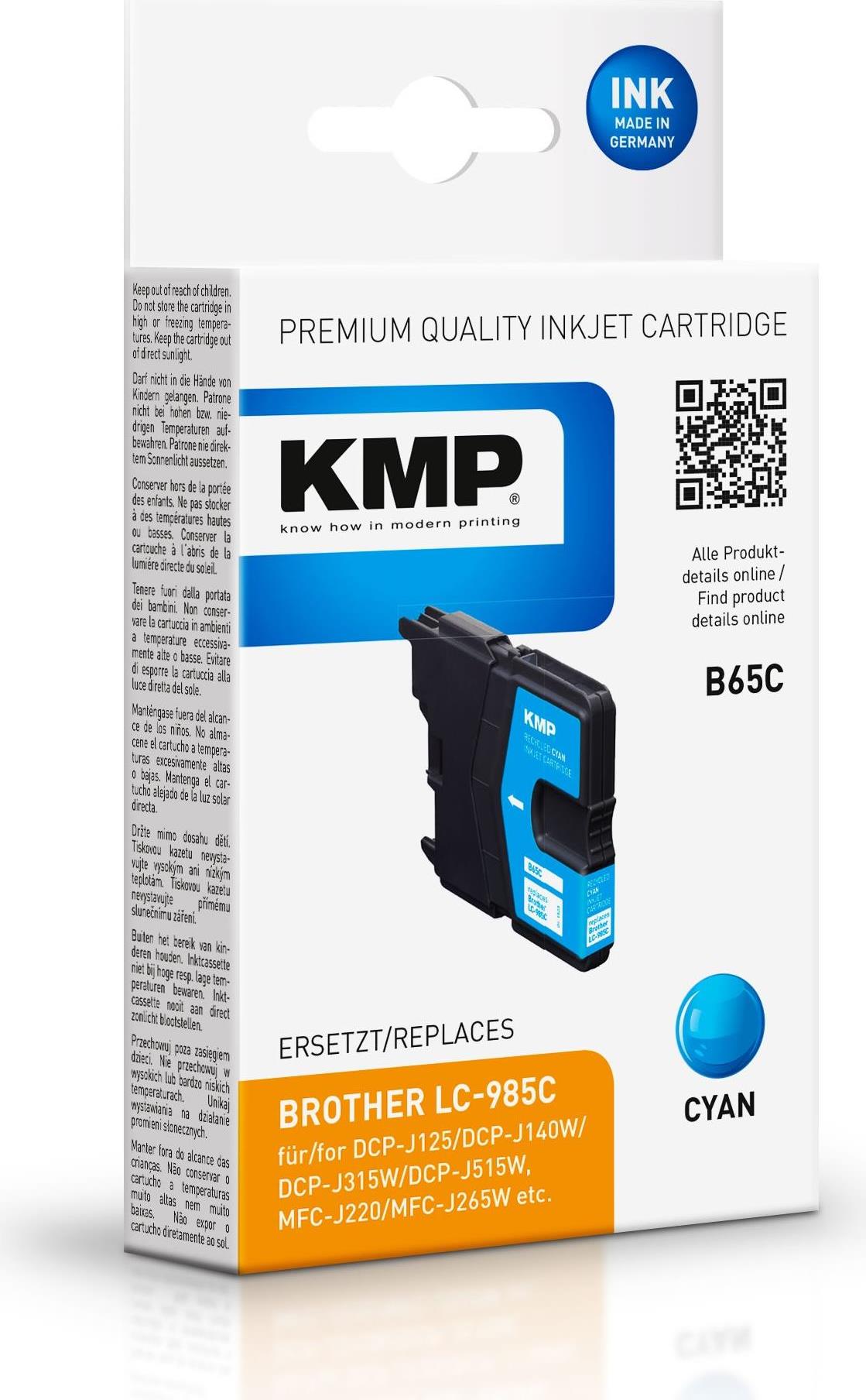 KMP Brother DCP-J125/DCP-J140W/DCP-J315W/DCP-J515W, MFC-J220/MFC-J265W/MFC-J410/MFC-J415W (1523,4003)