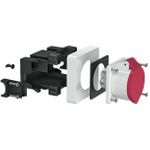 CEE-Geräteeinbaudose 71GDCEE16 16 A 118x98x125 graphitschwarz (6119483)