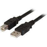 EFB-Elektronik USB2.0 Anschlusskabel A-B, St.-St., 1,0m, schwarz, Premium Hersteller: EFB Elektronik (K5256SW.1)
