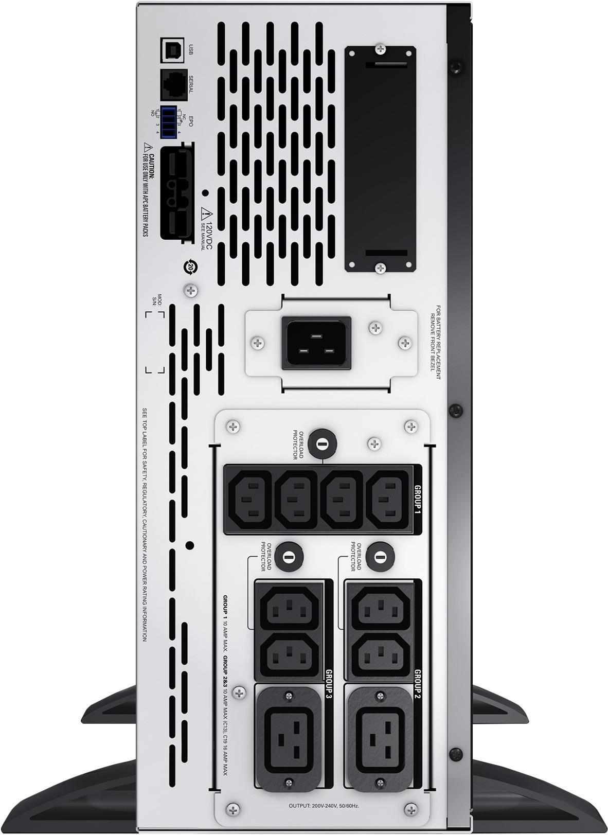 APC Smart-UPS X 2200 Rack/Tower LCD 1980 W / 2200 VA 4U Schwarz