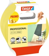 tesa Professional 56212-00000-02 Malerabdeckband Gelb (L x B) 50 m x 25 mm 2 St. (56212-00000-02)