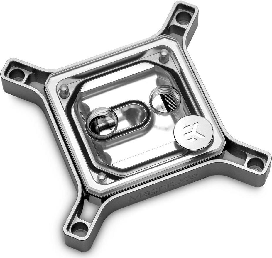 EK Water Blocks EK-Quantum Magnitude D-RGB - Wasserblock - Acryl - Messing - Cooper - Nickel - Nickel - Stahl - LGA 2011-v3 (Socket R),LGA 2066 - 3-pin - 1/4  (3831109818930)
