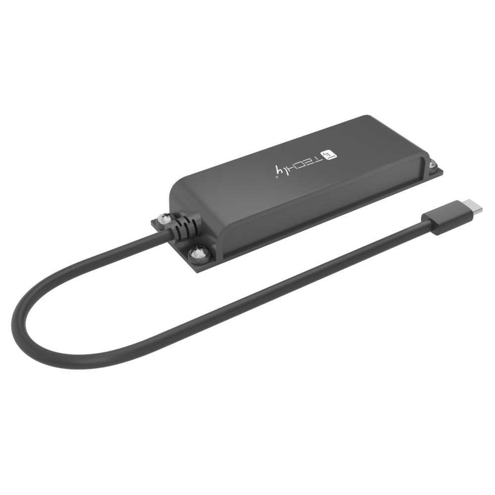 Techly IADAP-USBC-935 Dockingstation USB-C HDMI USB-A SDXC Schwarz