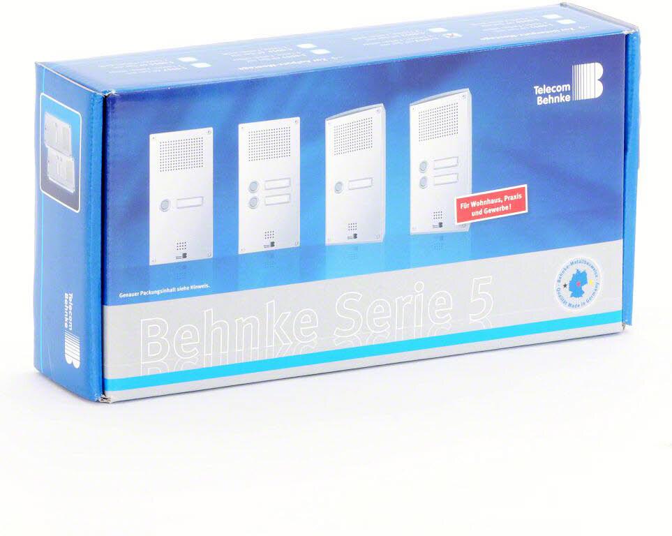 Behnke Serie 5 Aufputz-Set 1 Taste 5-0055 Silber