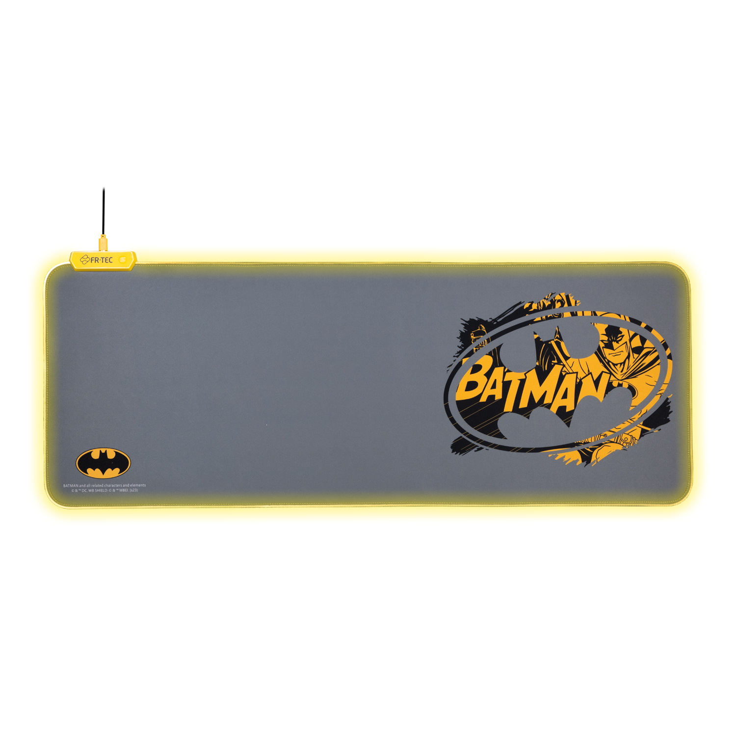 Blade Gaming Mauspad DC Batman PC Schwarz Grau Gelb