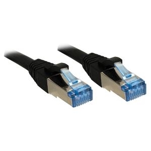 Lindy 7.5m Cat.6A S/FTP LSZH Netzwerkkabel, schwarz RJ45-Stecker, 500MHz, Kupfer, 27AWG (47182)