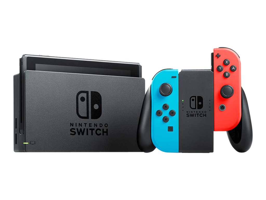 Nintendo Switch 6.2" 32 GB WLAN Schwarz, Neonrot, Neonblau