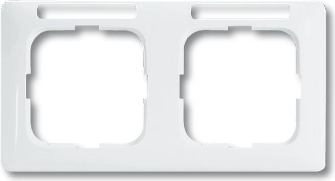 Busch-Jaeger 1754-0-4060 Wandplatte/Schalterabdeckung Weiß (1732NSKA-214)