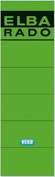 Elba Spine Label for Lever Arch Files 190 x 59 mm Green Grün 10Stück(e) selbstklebendes Etikett (04617 GN)