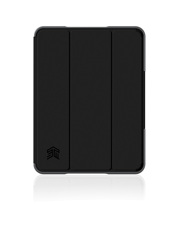 STM Dux Plus 13" Tablet-Schutzhülle Folio Schwarz, Transparent