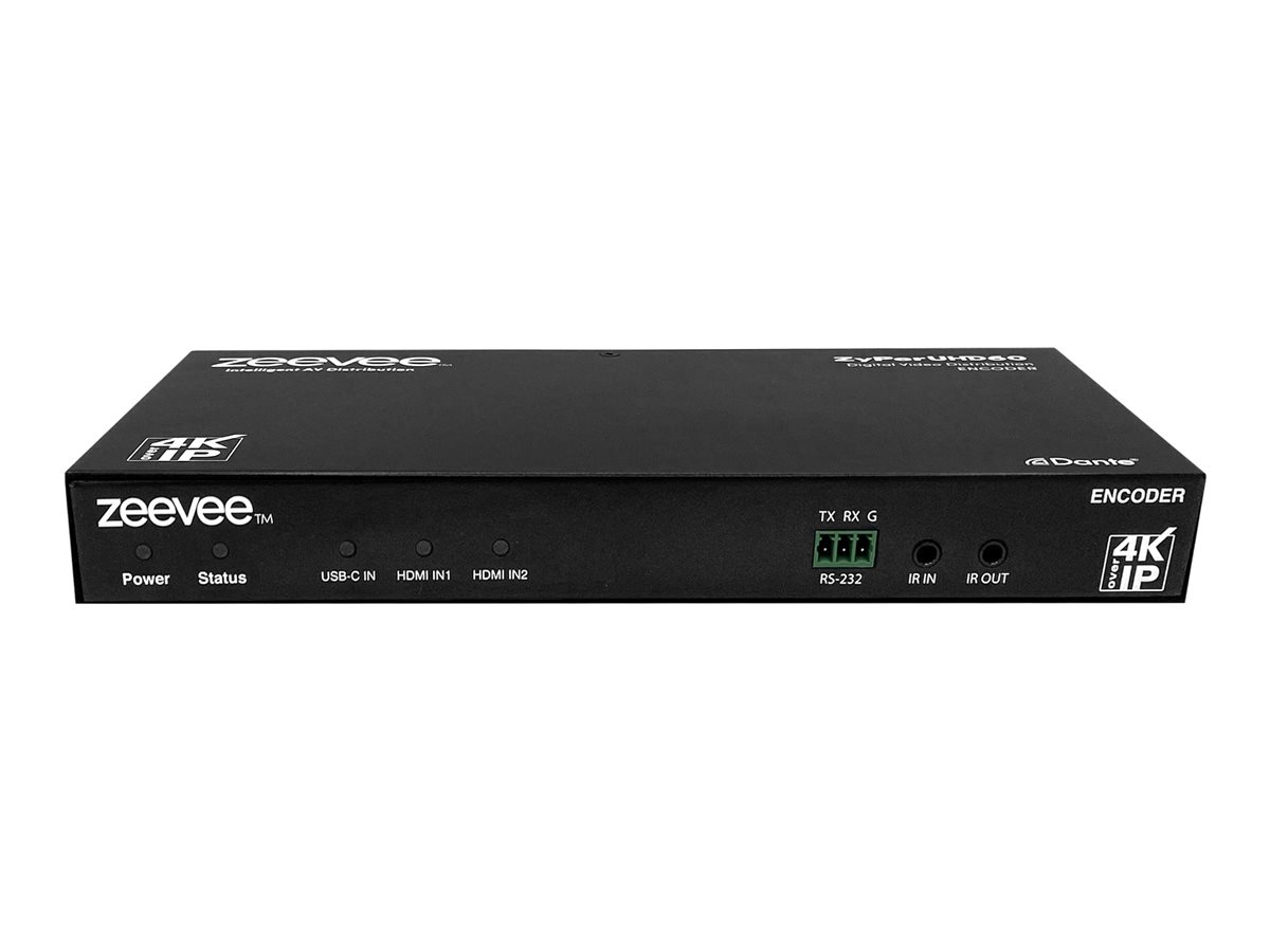 ZeeVee ZyPerUHD60 ZUHD60-2EA AV-over-IP-Encoder 4K Schwarz