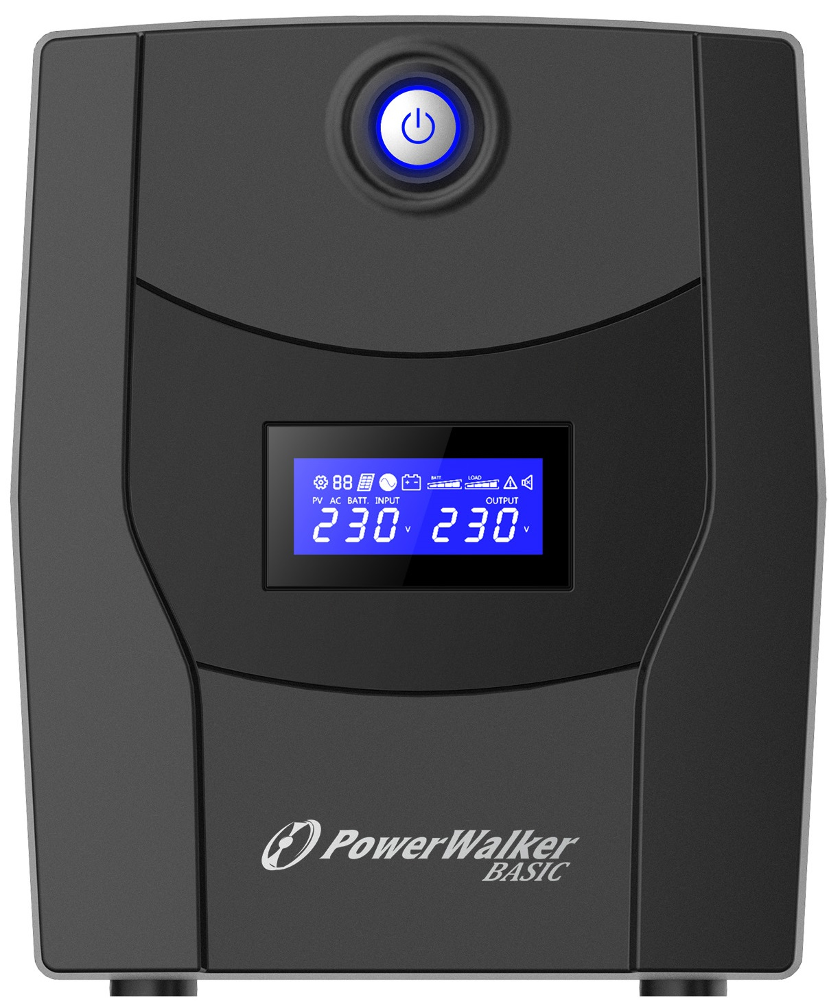 PowerWalker Basic VI 2200 STL USV Line-Interaktiv 2200 VA 1320 W 4x CEE 7/3 USB Schwarz