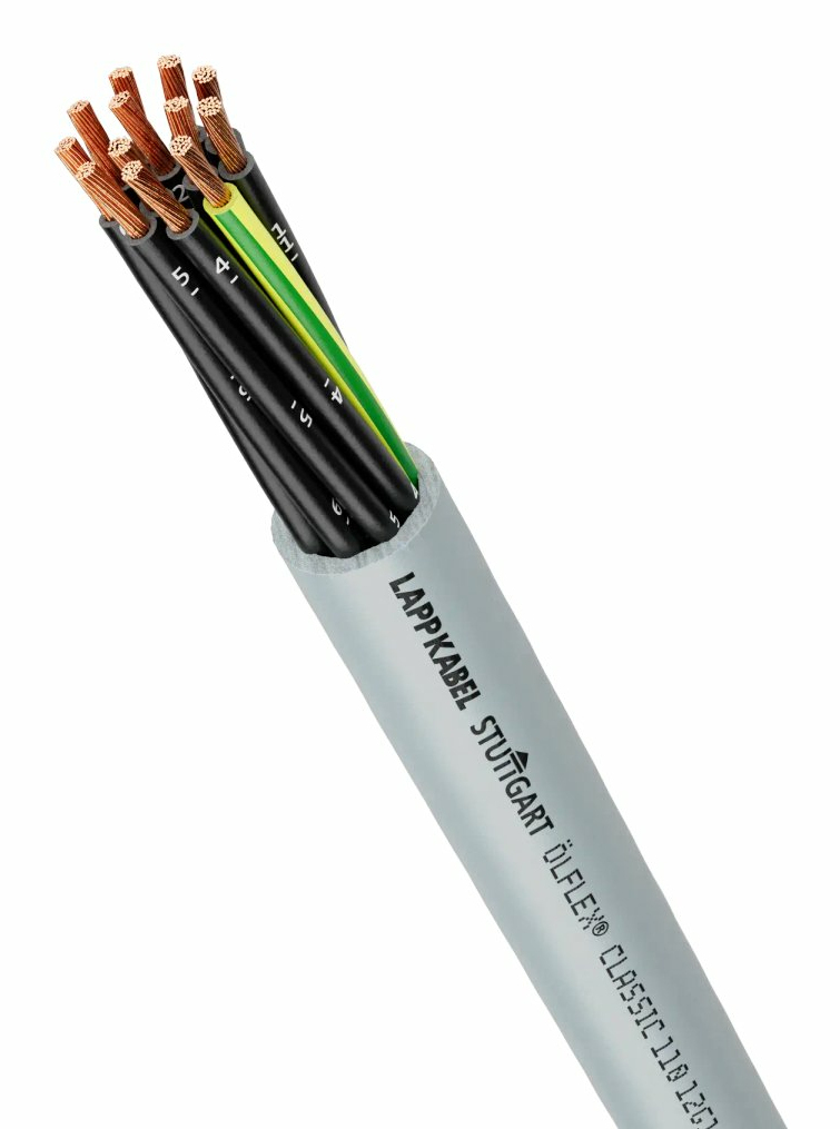 Lapp ÖLFLEX 1119802 Steuerkabel 0,75 mm² 100 m Rolle Ungeschirmt Grau