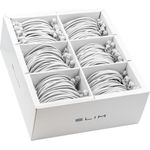 SLIM KAT6A 10 Gigabit Lightpatchkabel, 0,50m, U/FTP, Ø 3,8mm, weiss, 90-Pack KAT6A LIGHT geschirmt (SLIM-LS-K6A 0.5 WT 90)