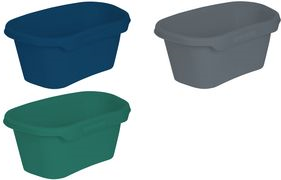 keeeper Wäschewanne "tilda eco", Breite: 575 mm, blau Farbe: eco-blue, aus 100% Recyclingkunststoff, - 1 Stück (1009267900000)