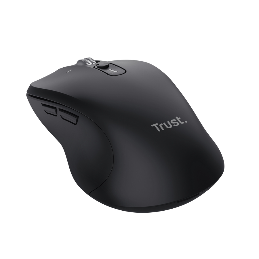 Trust Ferro Hyperscroll Kabellose Optische Maus 9 Tasten Schwarz