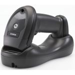 Zebra LI4278, BT, 1D, Multi-IF, Kit (USB), schwarz Bluetooth Scanner, 1D, Linear-Imager, 547 Scans/Sek., Reichweite: 100m, Multi Interface (RS232, KBW, USB), inkl.: Kabel (USB), Lade-/Übertragungsstation, Akku, Farbe: schwarz (LI4278-TRBU0100ZER) (geöffnet)