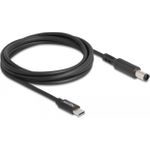 Delock Stromkabel USB-C (M) zu Gleichstromstecker 7,4 x 5 mm (M) (87975)