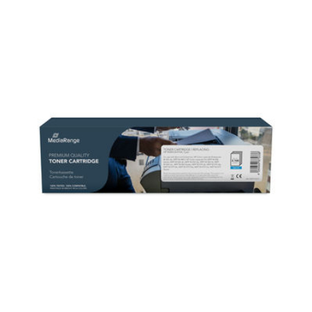 MediaRange Tonerkassette kompatibel mit HP W2031A/415A, 2.100 Seiten, Cyan