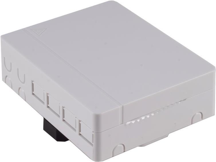 S/CONN maximum connectivity LWL-Verteilerbox, ABS, 4-fach, weiß (07-65001)