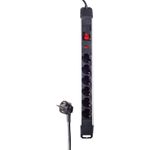 Steckdosenleiste PROFESSIONAL 6-fach ALU UESS 1.5m mit Schalter (09-20165)