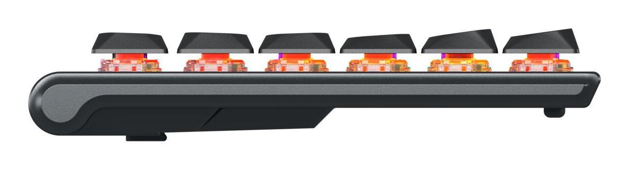 CHERRY XTRFY MX 10.1 - Mechanische Tastatur - Low-Profile - RGB - QWERTZ - Schwarz