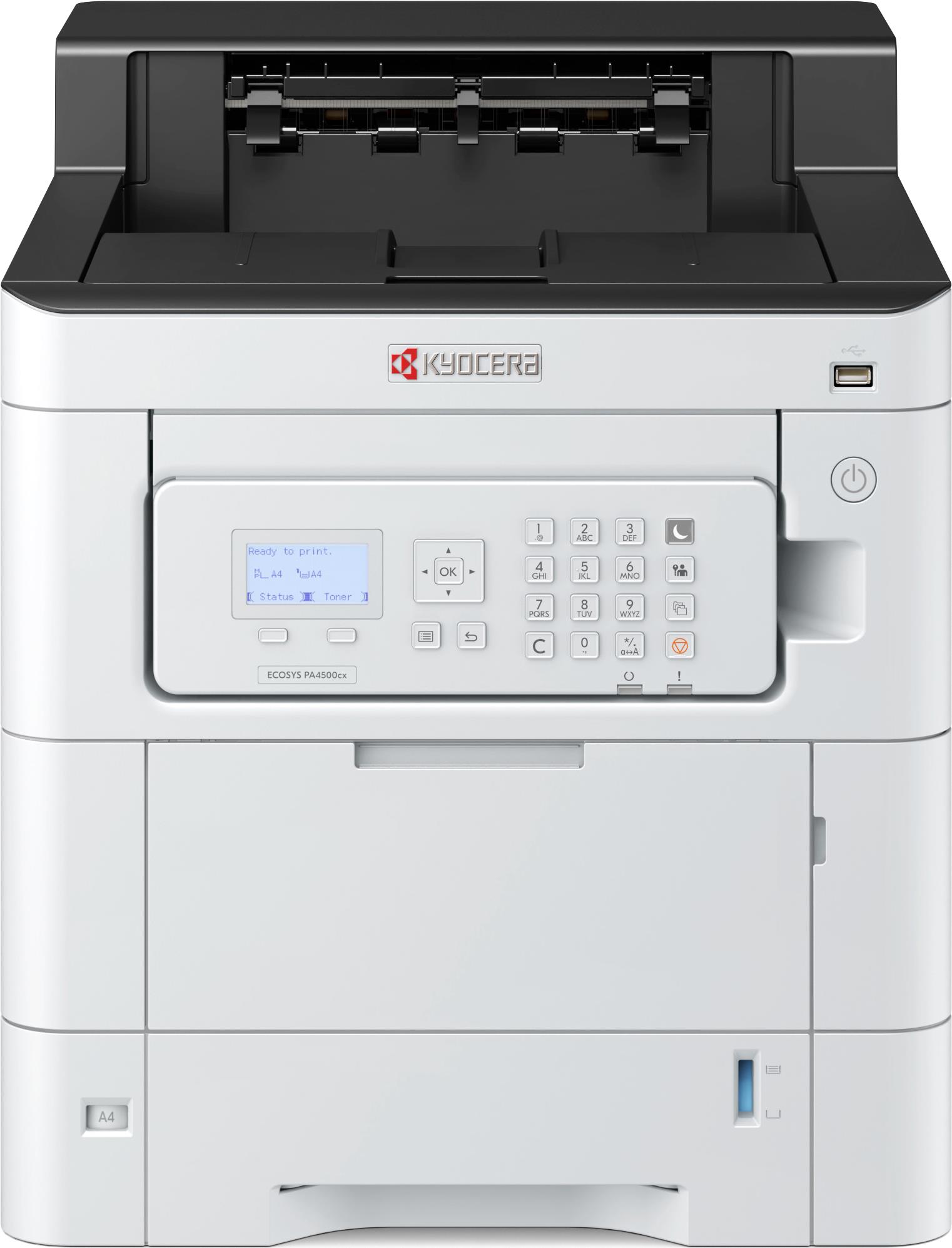 KYOCERA ECOSYS PA4500cx Printer A4 Färg 45ppm Farbe 1200 x 1200 DPI (1102Z13NL0)