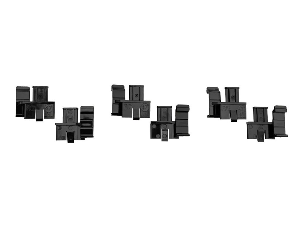 RealWear MSA Front Brim Top Mount Clips – Für Rechtsauge – 3 Paar – Kompatibel mit Navigator 500 Series & HMT-1 – Schwarz