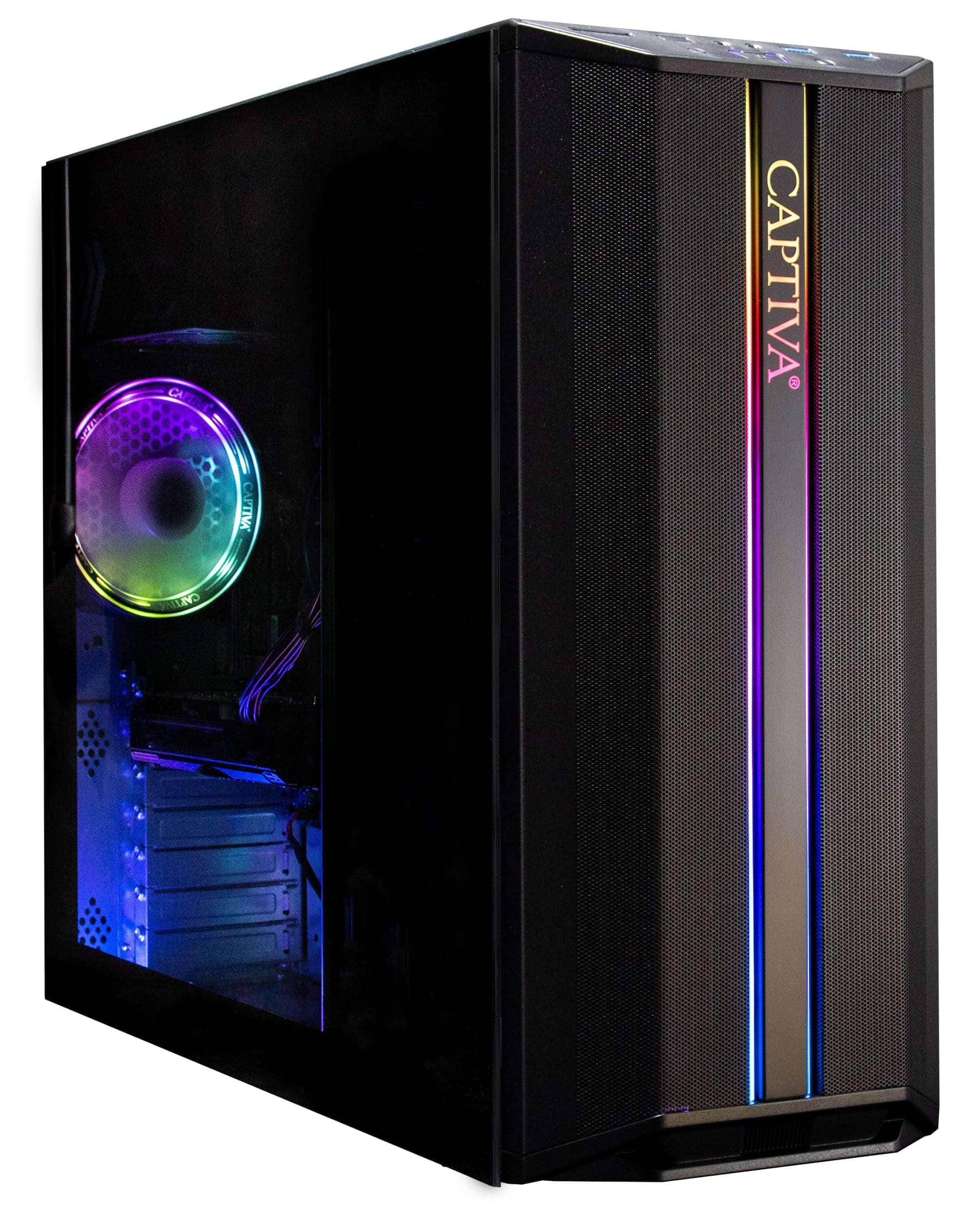 CAPTIVA Power Starter R80-008 TFT Bundle 27" AMD Ryzen 5 5600G 32 GB RAM 1 TB SSD Schwarz