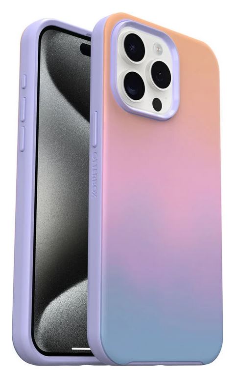 OtterBox Symmetry MagSafe Hülle für iPhone 15 Pro Max Soft Sunset ombre (77-93385)