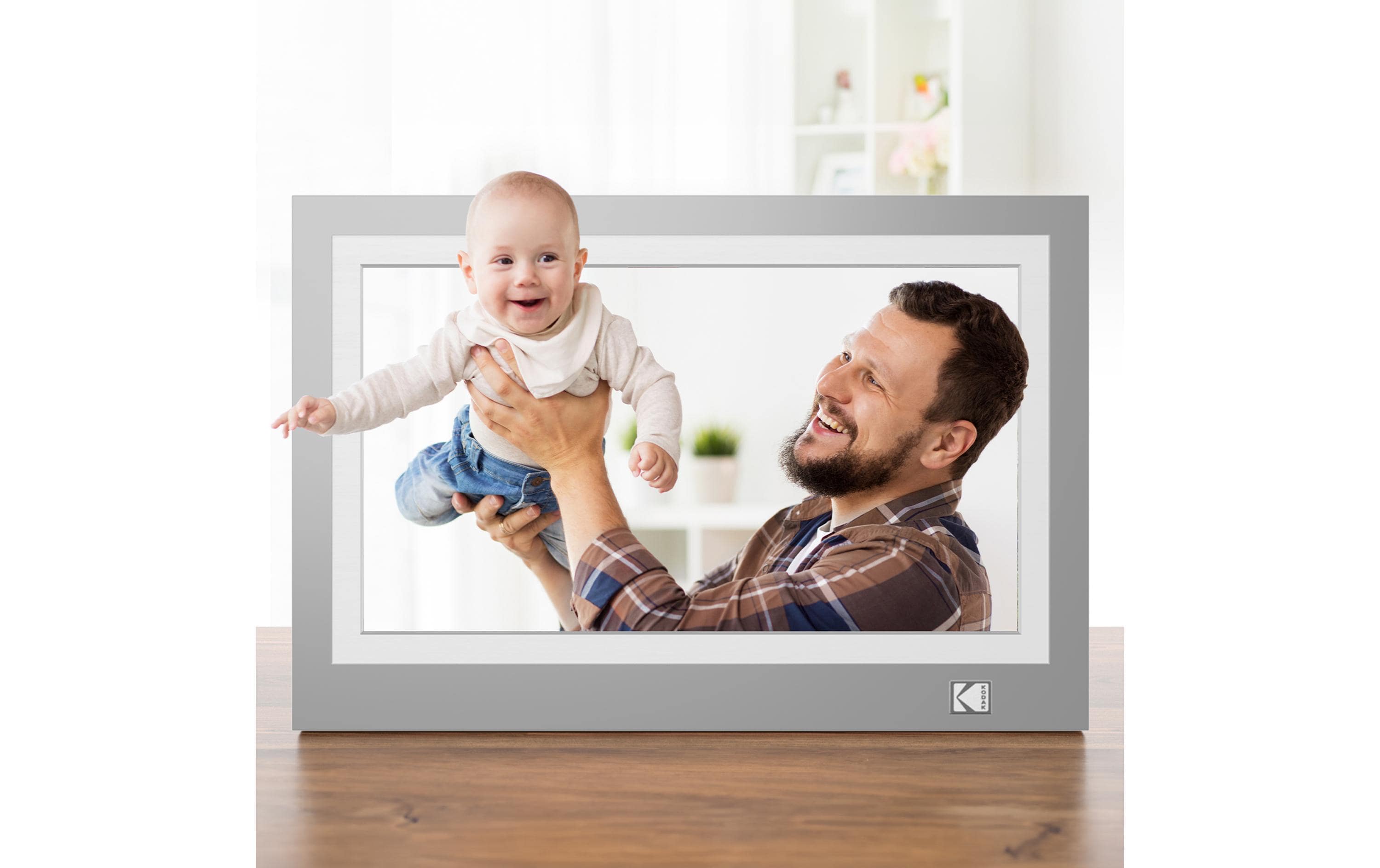 Kodak RWF-116B 11.6" WiFi Digitaler Bilderrahmen Grau, Weiß