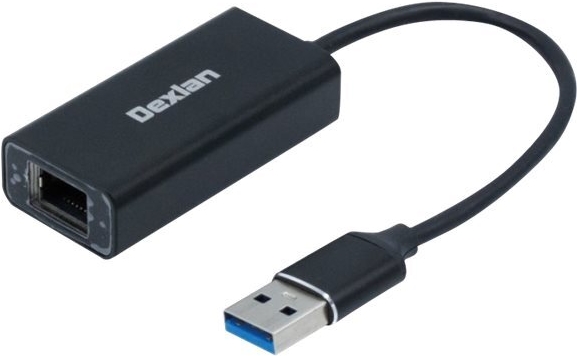 Dexlan USB 3.0 Aluminium Gigabit Ethernet Netzwerkkonverter (310765)