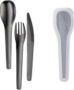 Lurch Besteck-Set to go Anthrazit - 3-teilig (240875)