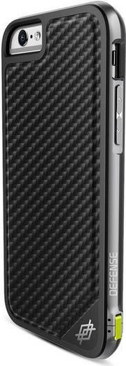 x-doria Defense Lux TPU/Aluminium Hard Cover Schutzhülle für Apple iPhone 6/6S schwarz-carbon (3X134301A)