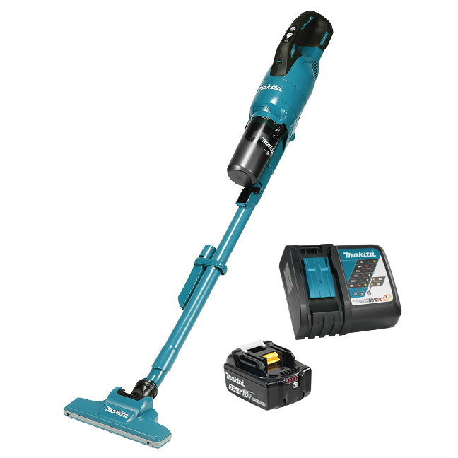 Makita DCL286FRF Akku-Staubsauger 18V 100 W Schwarz, Blau