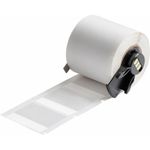 Brady, M6-88-427, Vinyl, selbstlaminierend, Weiß/Transparent, matt, 44.45 x 12.70(38.10) mm, für Kabeldurchmesser von 4.00 - 8.10 mm, permanent (250 E.) (173915)