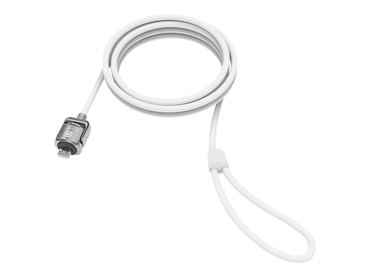 Compulocks T-bar Security Keyed Cable Lock 1.83 m Weiß
