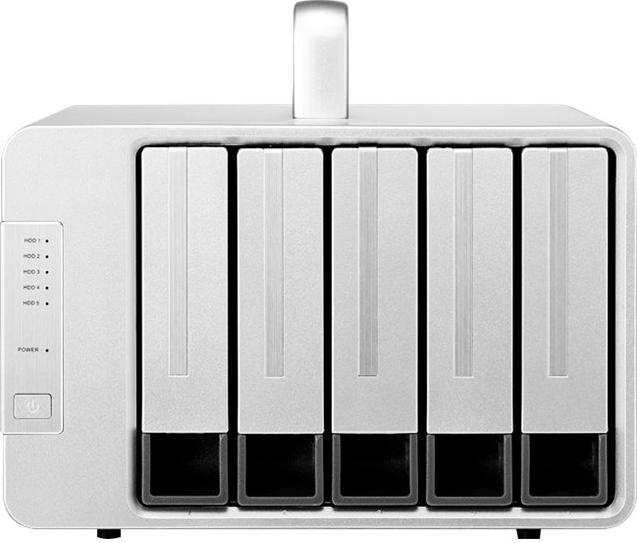 TerraMaster D5 Thunderbolt 3 5-Bay RAID-System 80 TB Grau